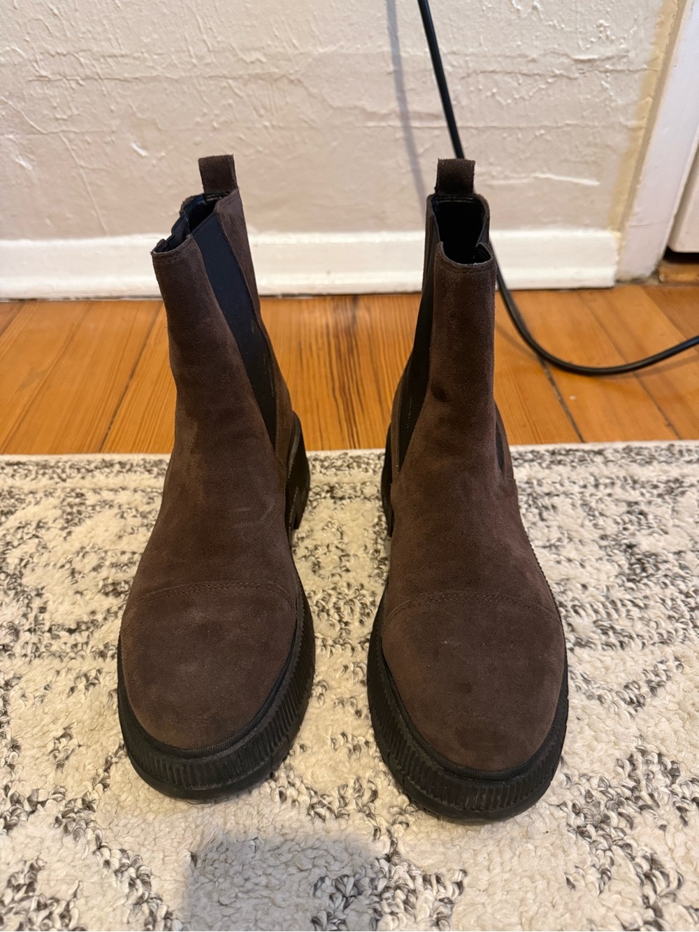 Women’s Brown Suede Chelsea Boots - Marc Fisher
